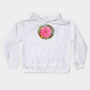 Oriental Flower Design 2 Kids Hoodie